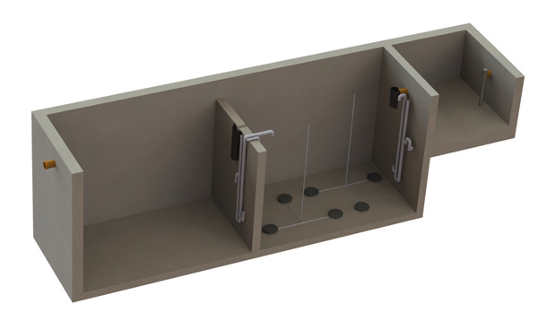 Klaro RETROFIT — tanque de concreto hasta 500 EW