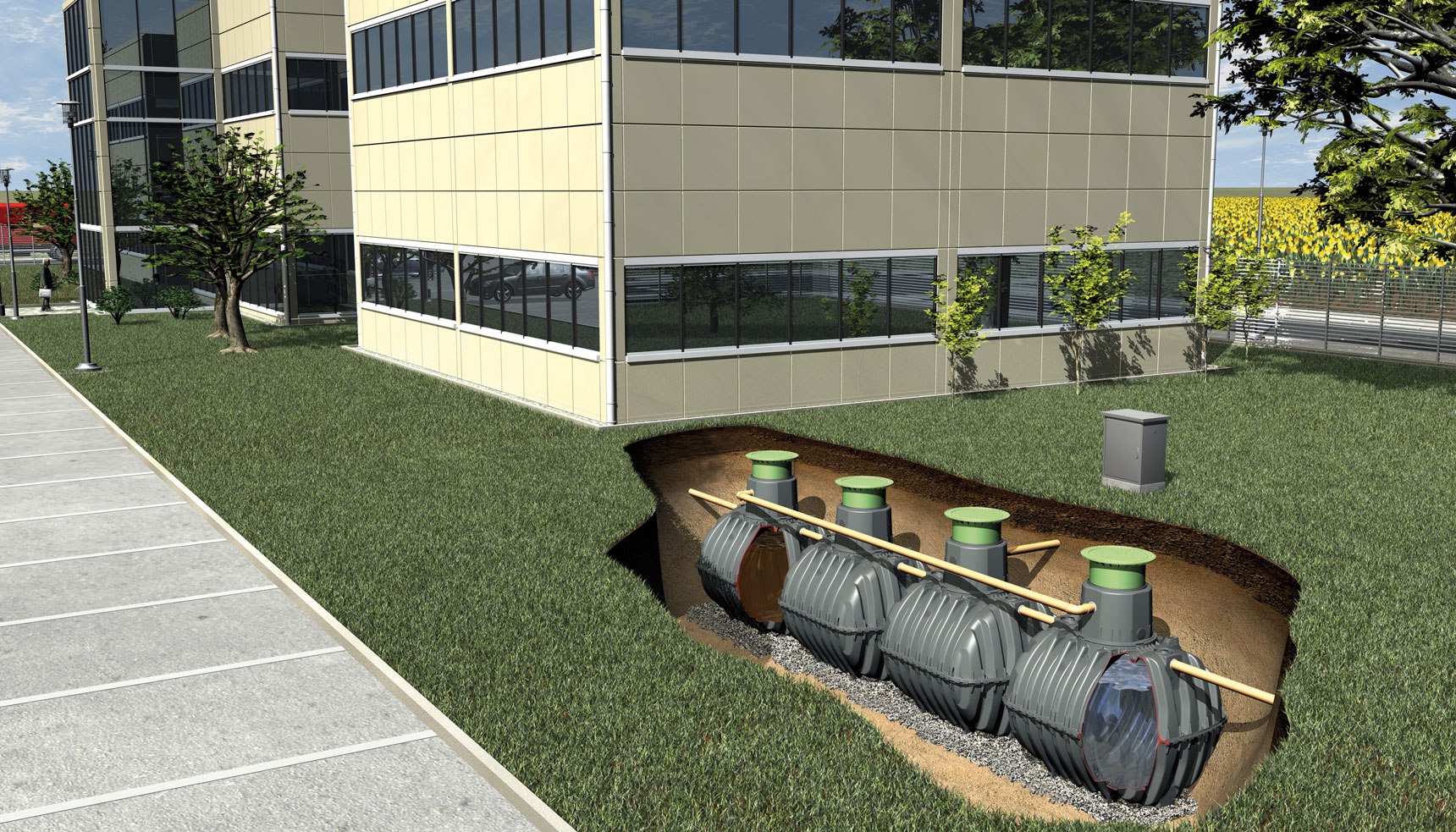 Instalación de tratamiento de agua residual SIAMATECH